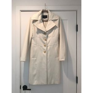 Off White Nine West Pea Coat